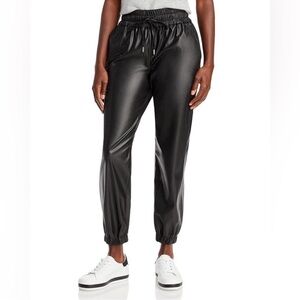 Blank NYC Faux Leather Jogger Pants